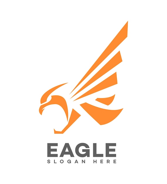 El logotipo del águila Icono de la marca Identidad Signo Símbolo plantilla