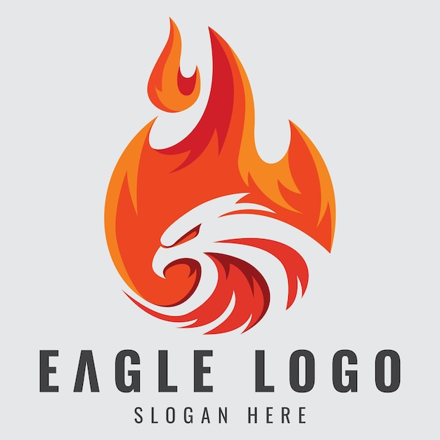 Logotipo de águila vector premium