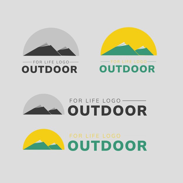 Logotipo al aire libre