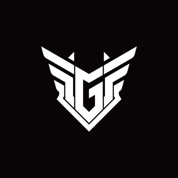 Logotipo del ala de la letra G