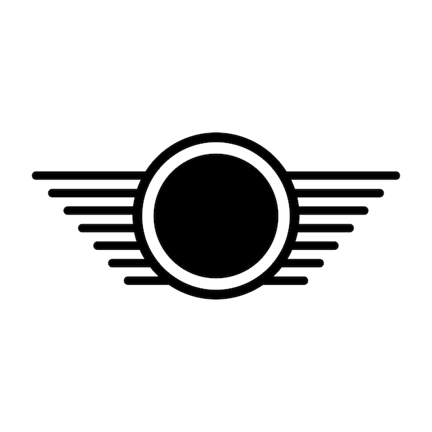 Logotipo Alas Alas de pájaro Ilustración vectorial Modelo de diseño de marca