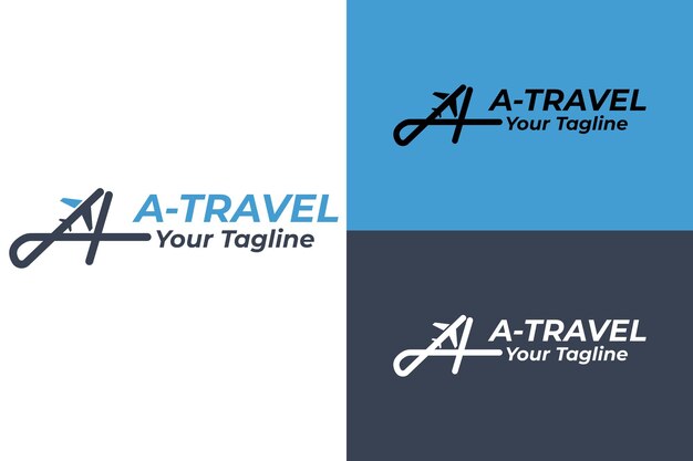 El logotipo de Alfa Travel y la letra a