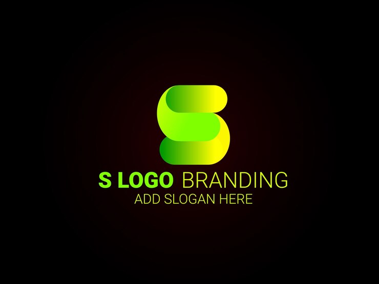Vector logotipo del alfabeto moderno tipo s