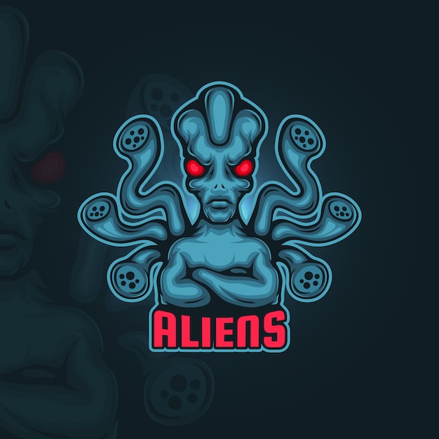 Logotipo de alien esport