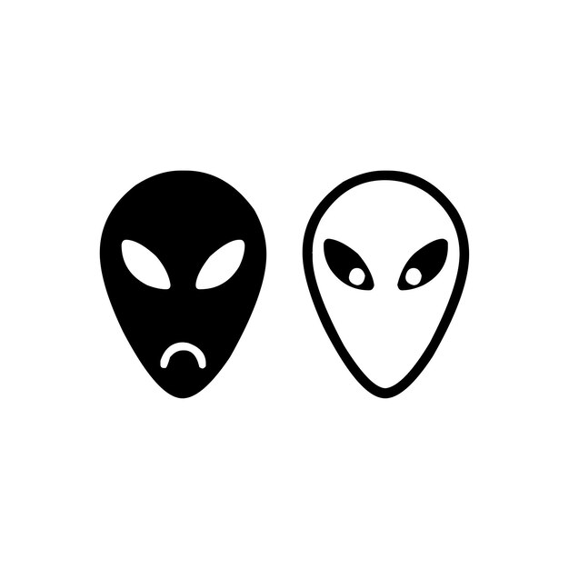 Vector el logotipo de los alienígenas.