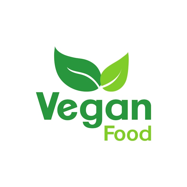 El logotipo de los alimentos veganos