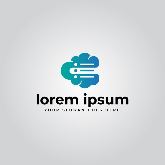 Logotipo de almacenamiento en la nube