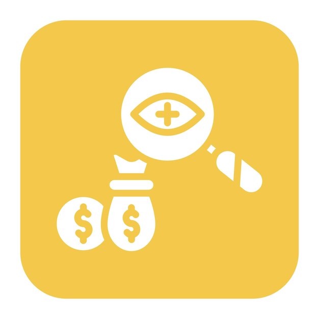 un logotipo amarillo y blanco con un billete de un dólar y una moneda de un dólar