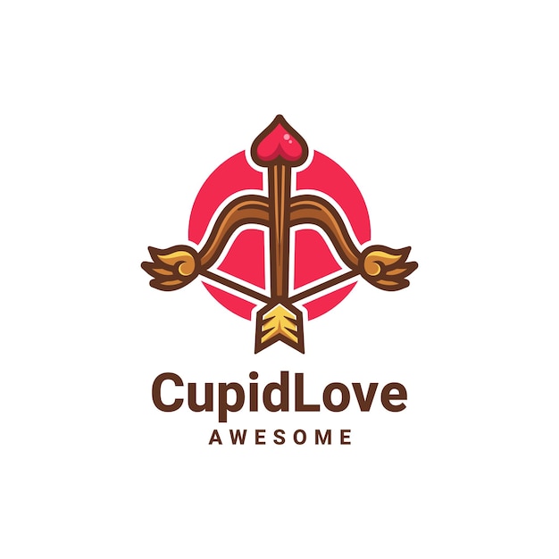 Logotipo de amor de cupido