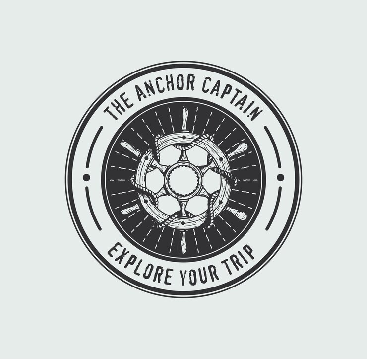 Vector el logotipo de anchor vintage