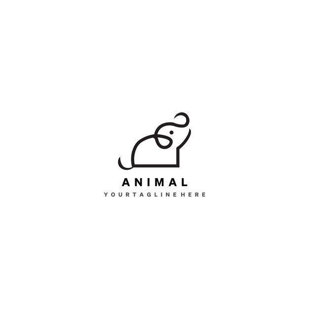 un logotipo para un animal aquí es una compañía llamada animal aquí