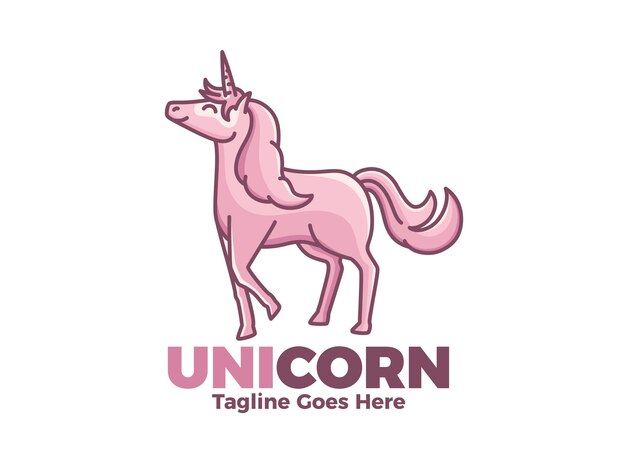 Logotipo de animales unicornio