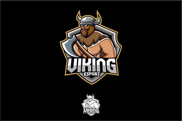 Logotipo antiguo de viking esport