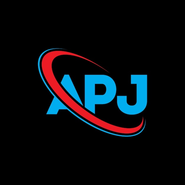 El logotipo APJ, la letra APJ, las iniciales APJ, el logotipo vinculado con círculo y mayúscula, el monograma APJ, y la tipografía APJ para el negocio tecnológico y la marca inmobiliaria.