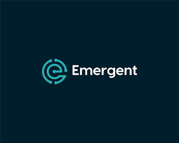 Vector logotipo para una aplicación llamada emergente
