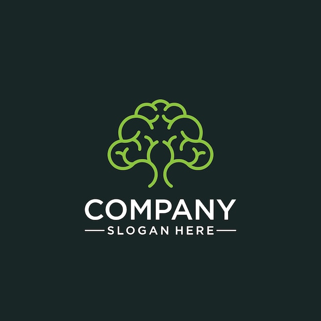 El logotipo del árbol cerebral
