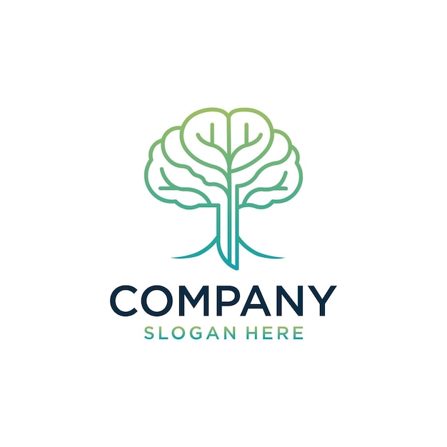 logotipo del árbol del cerebro