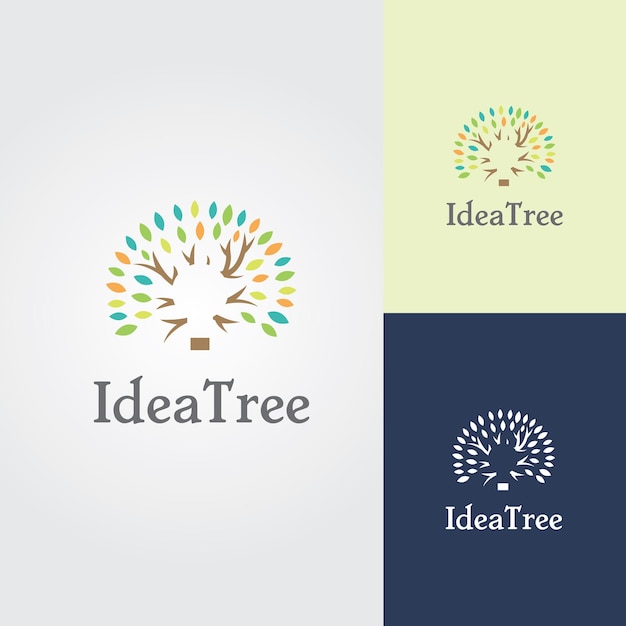 Logotipo del árbol de ideas