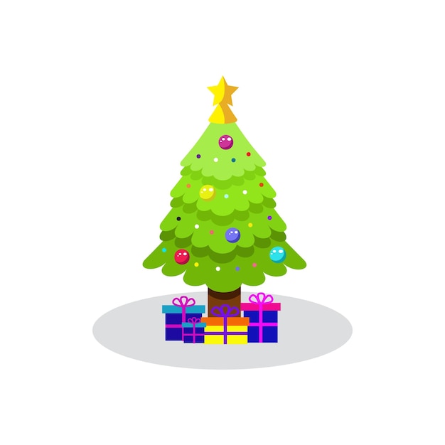 El logotipo del árbol de Navidad