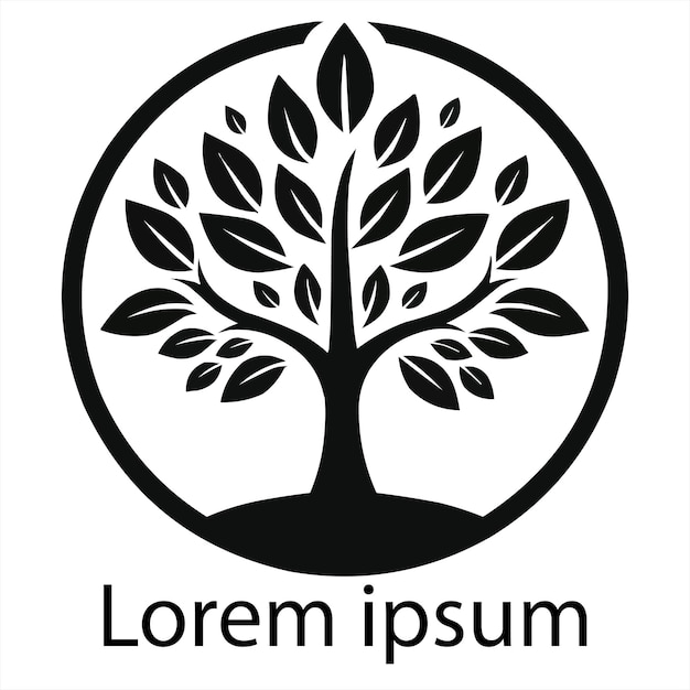 el logotipo del árbol para su colección