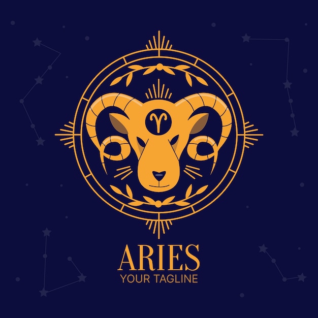 Vector logotipo de aries