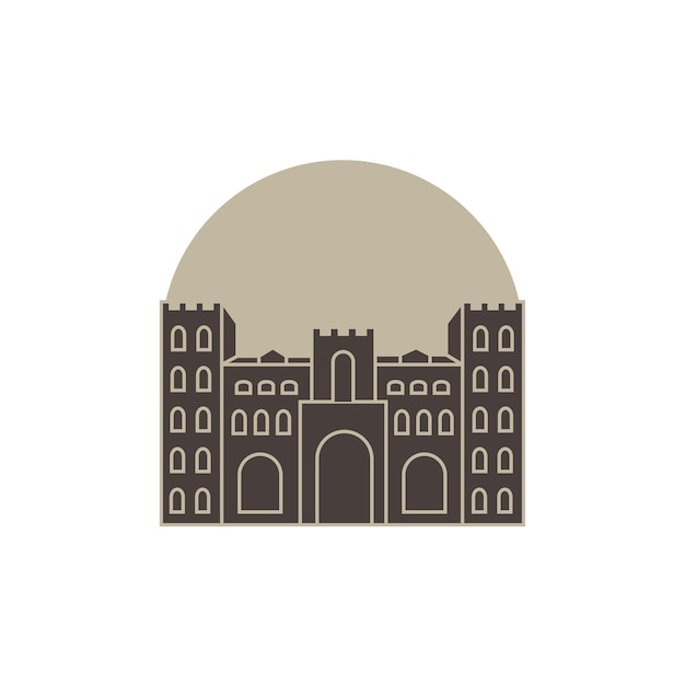 Logotipo de arquitectura de edificio
