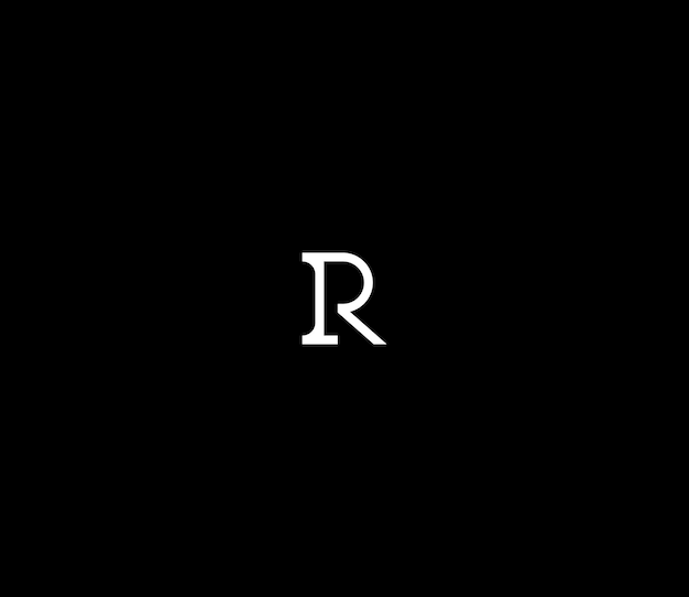 Logotipo de arte de monograma elegante mínimo R R R R P PR basado en iniciales Logotipo de icono del alfabeto Registro de negocios premium