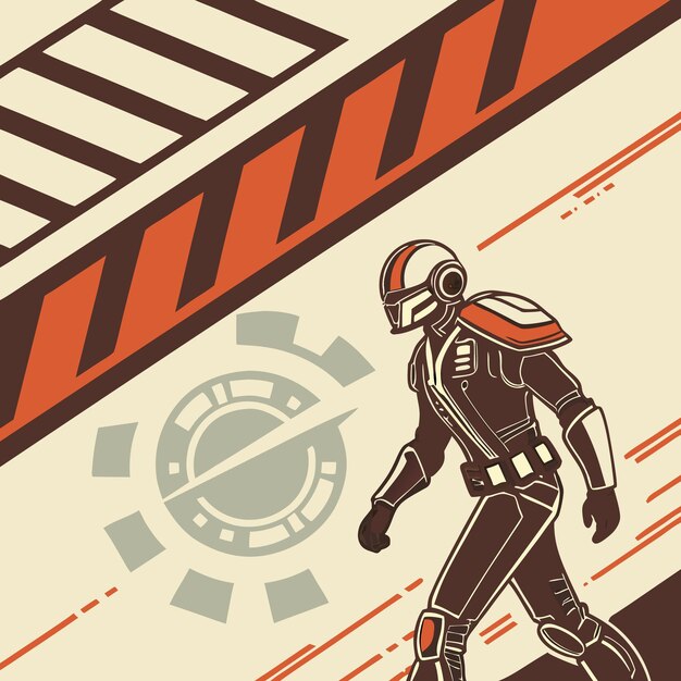 Logotipo de arte de píxeles retro con elementos de juego vibrantes