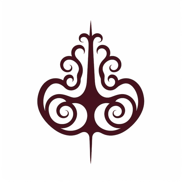 Logotipo de arte vectorial simbólico