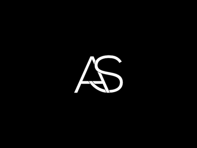 El logotipo de AS deisgn