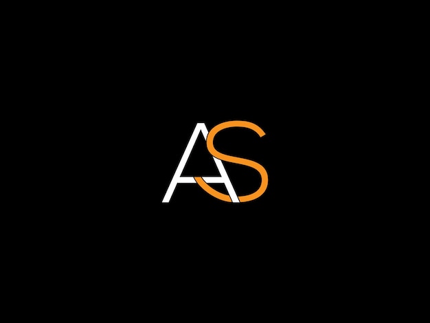 El logotipo de AS deisgn