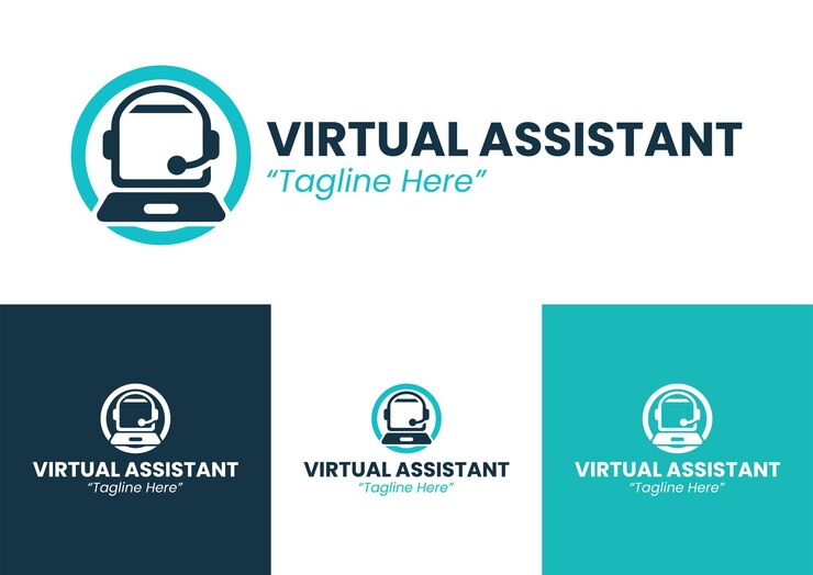 Vector el logotipo del asistente virtual