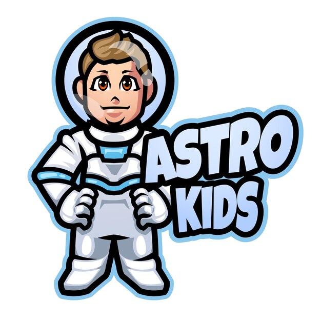 El logotipo de Astronaut Kid