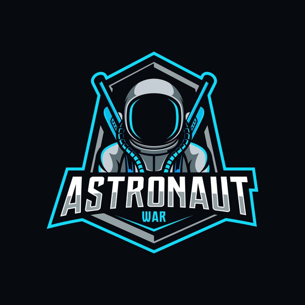 logotipo de astronauta war esport