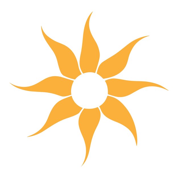 logotipo del atardecer Diseño vectorial