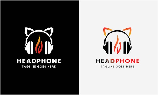 El logotipo de los auriculares