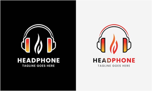 El logotipo de los auriculares