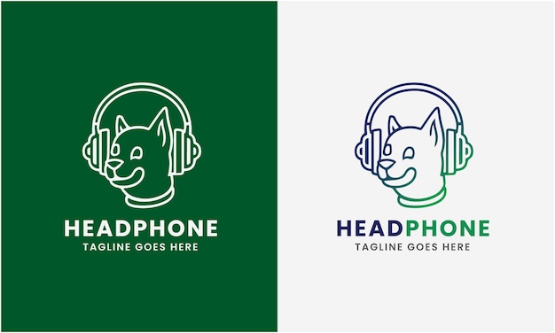El logotipo de los auriculares