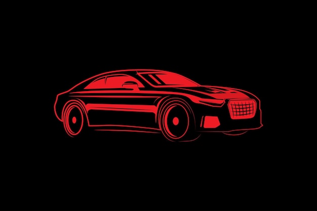 Logotipo de auto icono de auto loog logotipo de reparación de tiendas de automóviles