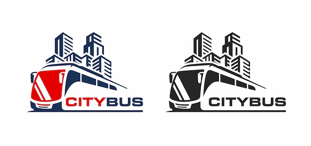 Logotipo de autobús de la ciudad