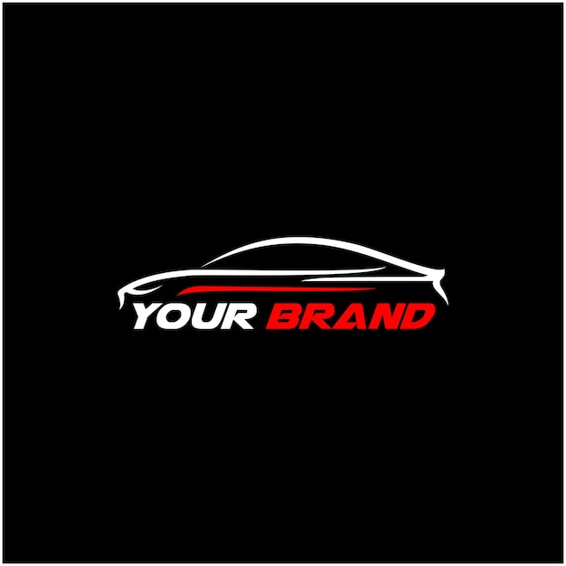 Logotipo de automóvil concepto de logotipo automotriz con estilo moderno