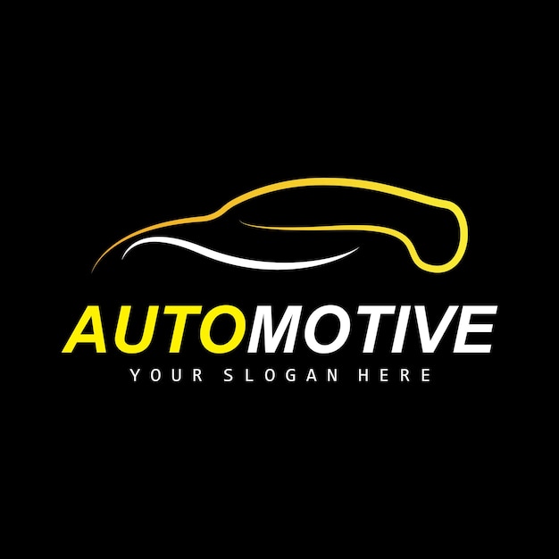 Logotipo de automóvil Reparación de automóviles Reparación de vectores Diseño de marca de garaje Cuidado de automóviles Piezas de repuesto para automóviles