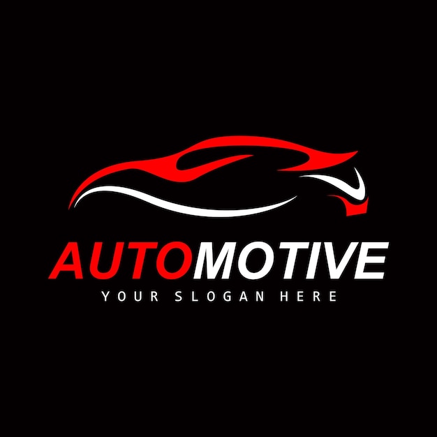 Logotipo de automóvil Reparación de automóviles Reparación de vectores Diseño de marca de garaje Cuidado de automóviles Piezas de repuesto para automóviles