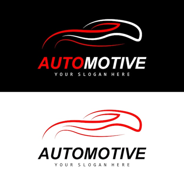 Logotipo de automóvil Reparación de automóviles Reparación de vectores Diseño de marca de garaje Cuidado de automóviles Piezas de repuesto para automóviles