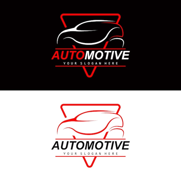 Logotipo de automóvil Reparación de automóviles Reparación de vectores Diseño de marca de garaje Cuidado de automóviles Piezas de repuesto para automóviles