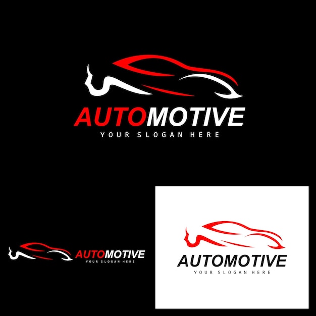 Logotipo de automóvil reparación de automóviles reparación de vectores diseño de marca de garaje cuidado de automóviles piezas de repuesto para automóviles