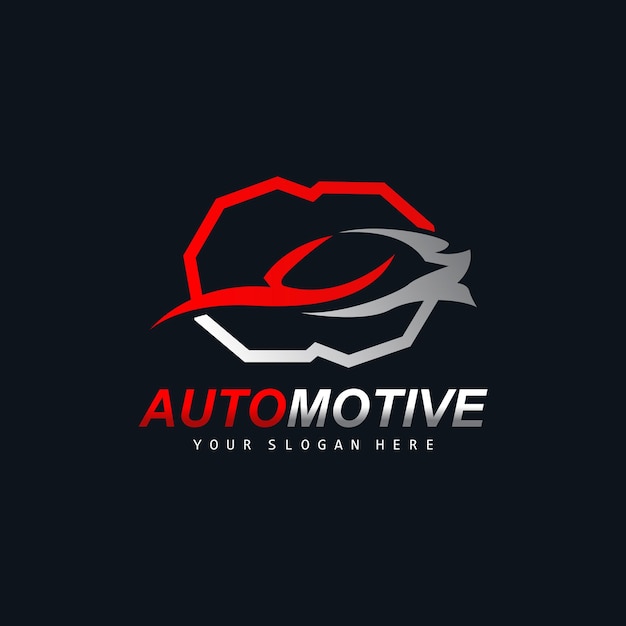 Logotipo de automóvil reparación de automóviles reparación de vectores diseño de marca de garaje cuidado de automóviles piezas de repuesto para automóviles