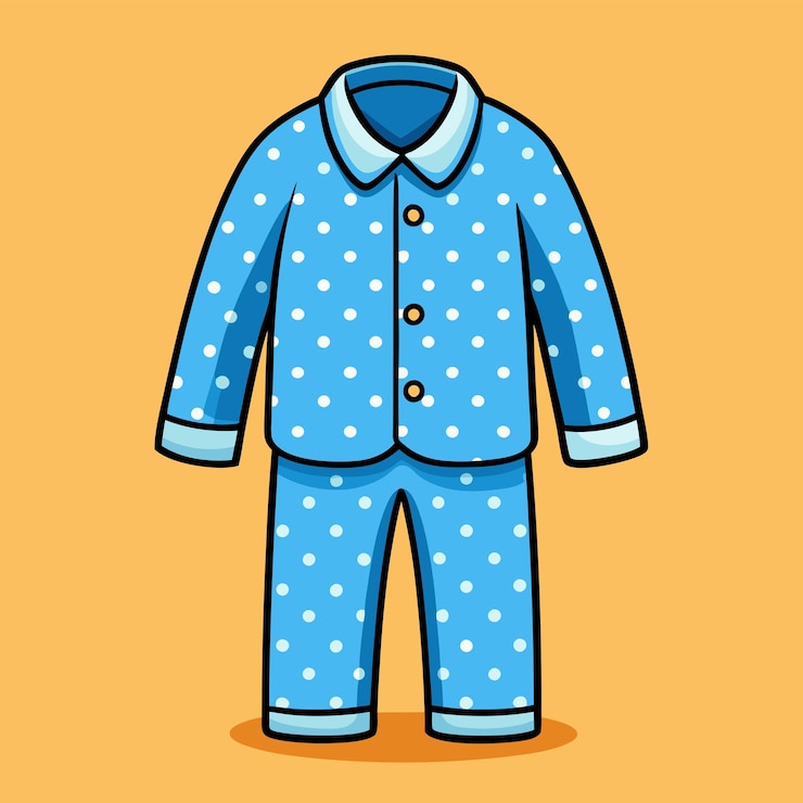 Vector logotipo de avatar imagen vectorial aislada de pijama