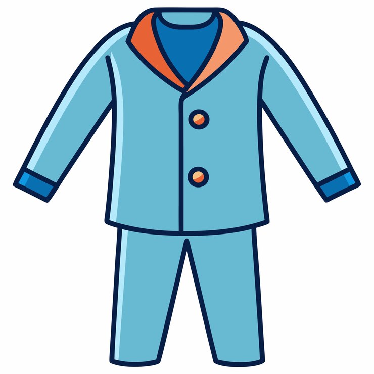 Vector logotipo de avatar imagen vectorial aislada de pijama