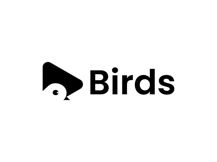 Logotipo de ave Diseño moderno del logotipo de ave